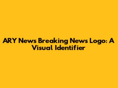 ARY News Breaking News Logo: A Visual Identifier