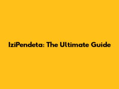 IziPendeta: The Ultimate Guide