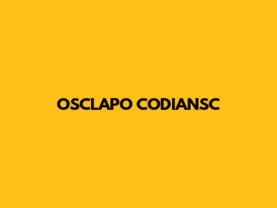 OSCLAPO CODIANSC
