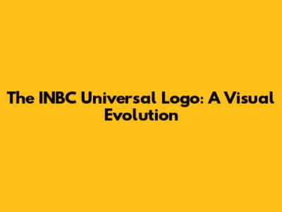 The INBC Universal Logo: A Visual Evolution