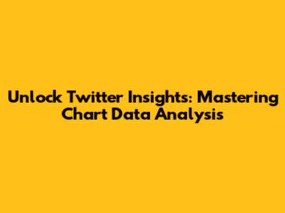 Unlock Twitter Insights: Mastering Chart Data Analysis
